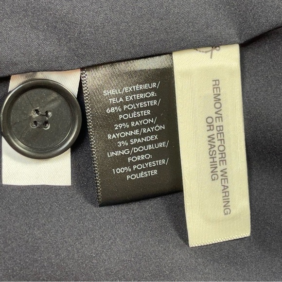 Ann Taylor Pinstripe Pantsuit Blazer Size 8 Petite 10 NWT - Picture 5 of 15